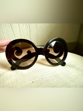 PRADA Baroque Tortoiseshell Sunglasses